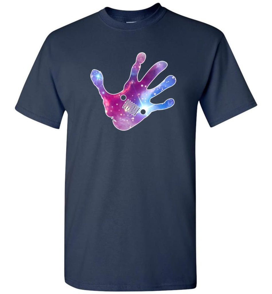 Colorful Water Color Hand Jeep Wave - T-Shirt - Navy / S