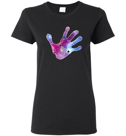 Colorful Water Color Hand Jeep Wave - Women Tee - Black / M - Women Tee