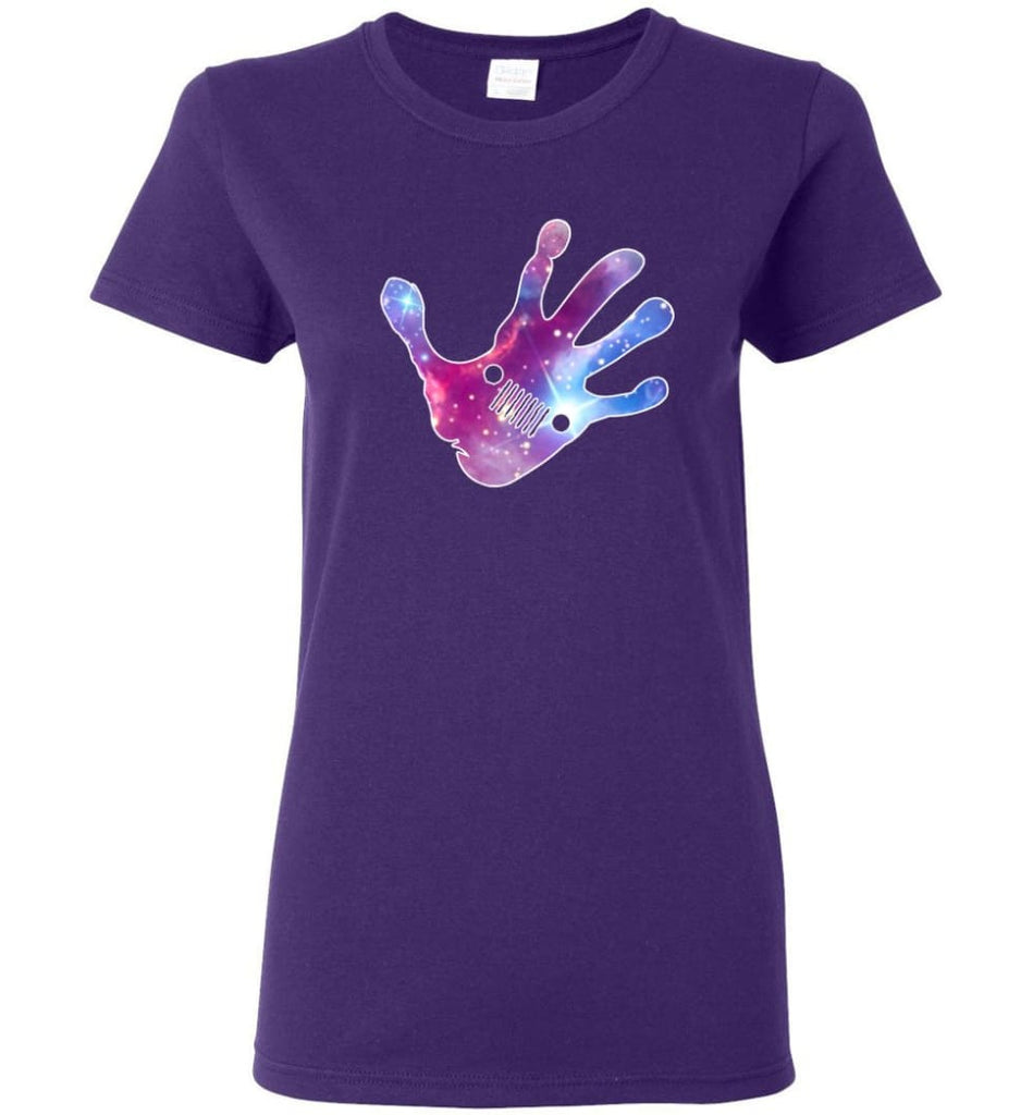 Colorful Water Color Hand Jeep Wave - Women Tee - Purple / M - Women Tee