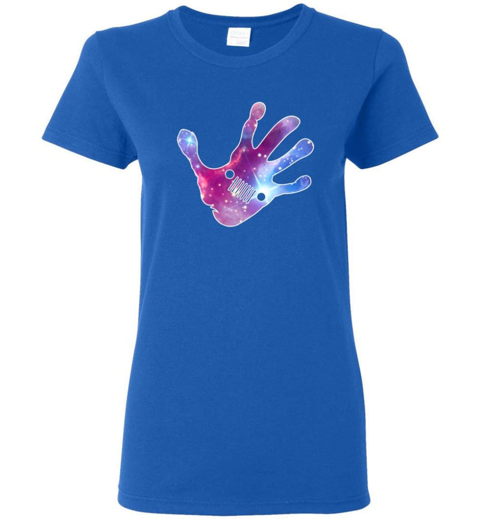 Colorful Water Color Hand Jeep Wave - Women Tee - Royal / M - Women Tee