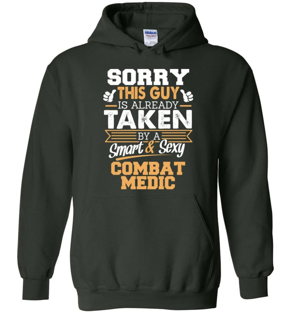 Combat Medic Shirt Cool Gift for Boyfriend Husband or Lover - Hoodie - Forest Green / M