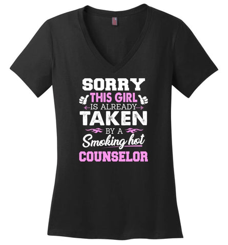 Controlman Shirt Cool Gift for Girlfriend Wife or Lover Ladies V-Neck - Black / M - 11