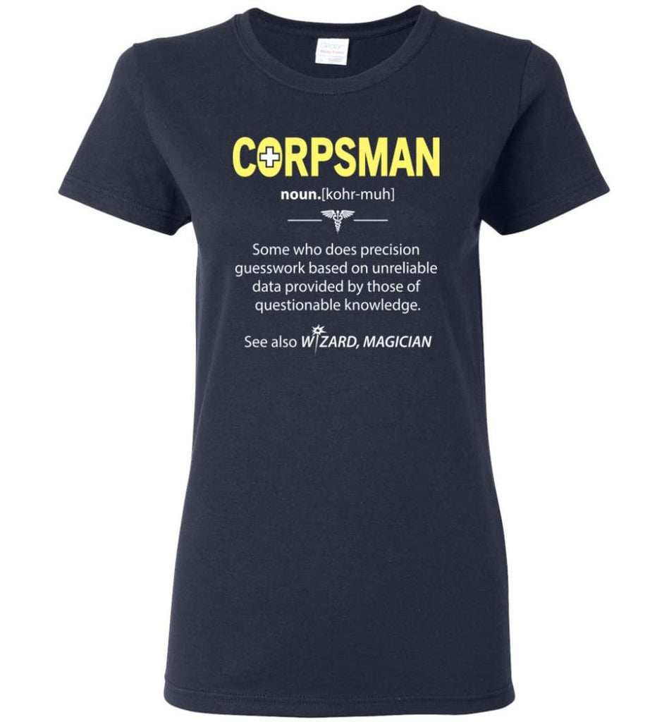Corpsman Definition Women Tee - Navy / M