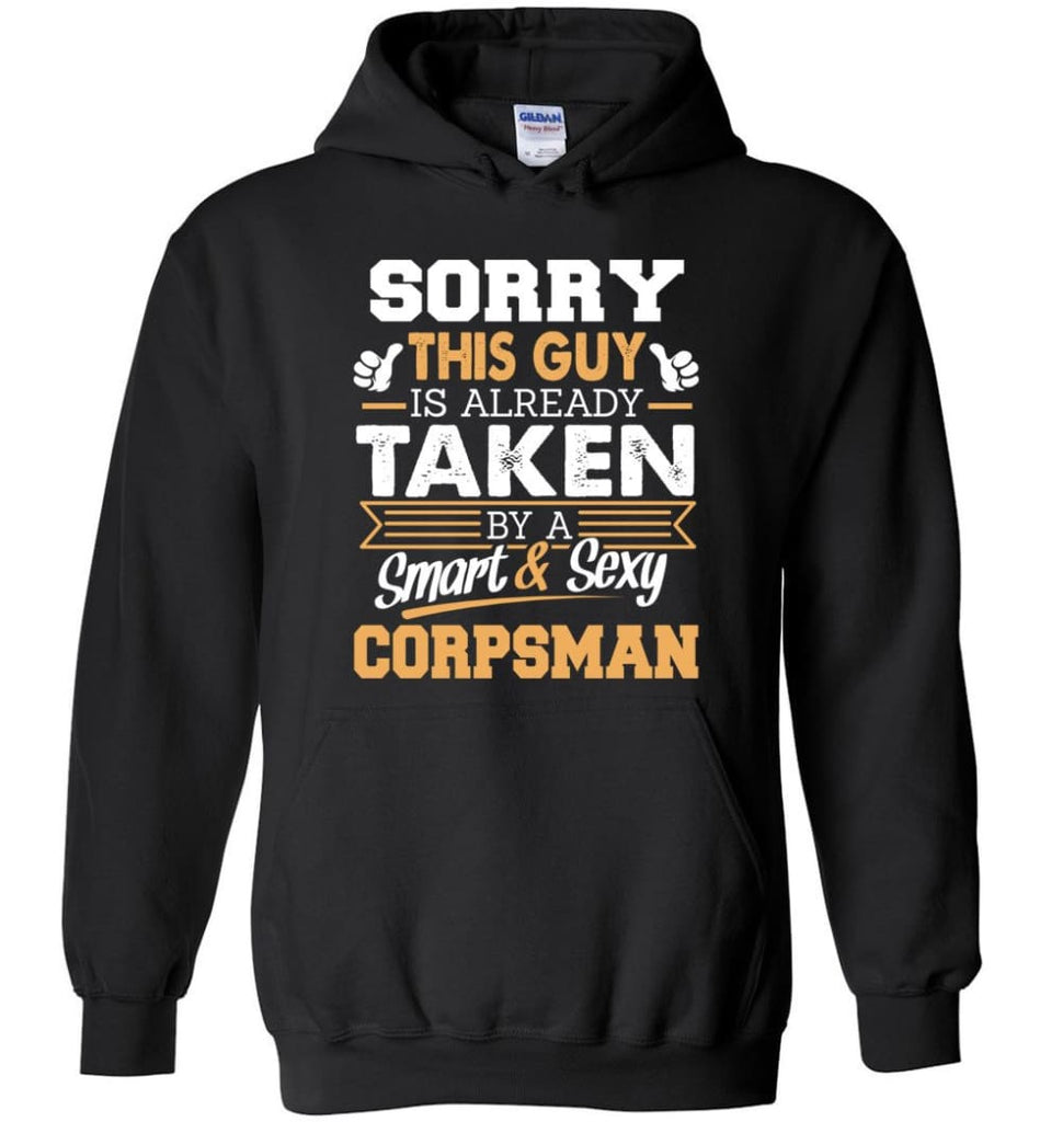 Corpsman Shirt Cool Gift for Boyfriend Husband or Lover - Hoodie - Black / M