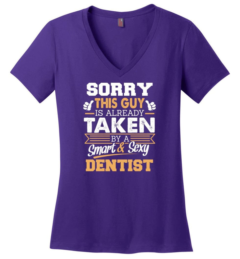Corpsman Shirt Cool Gift for Boyfriend Husband or Lover Ladies V-Neck - Purple / M - 9