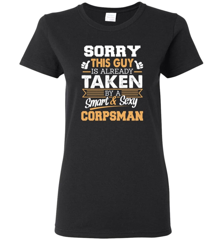 Corpsman Shirt Cool Gift for Boyfriend Husband or Lover Women Tee - Black / M - 9