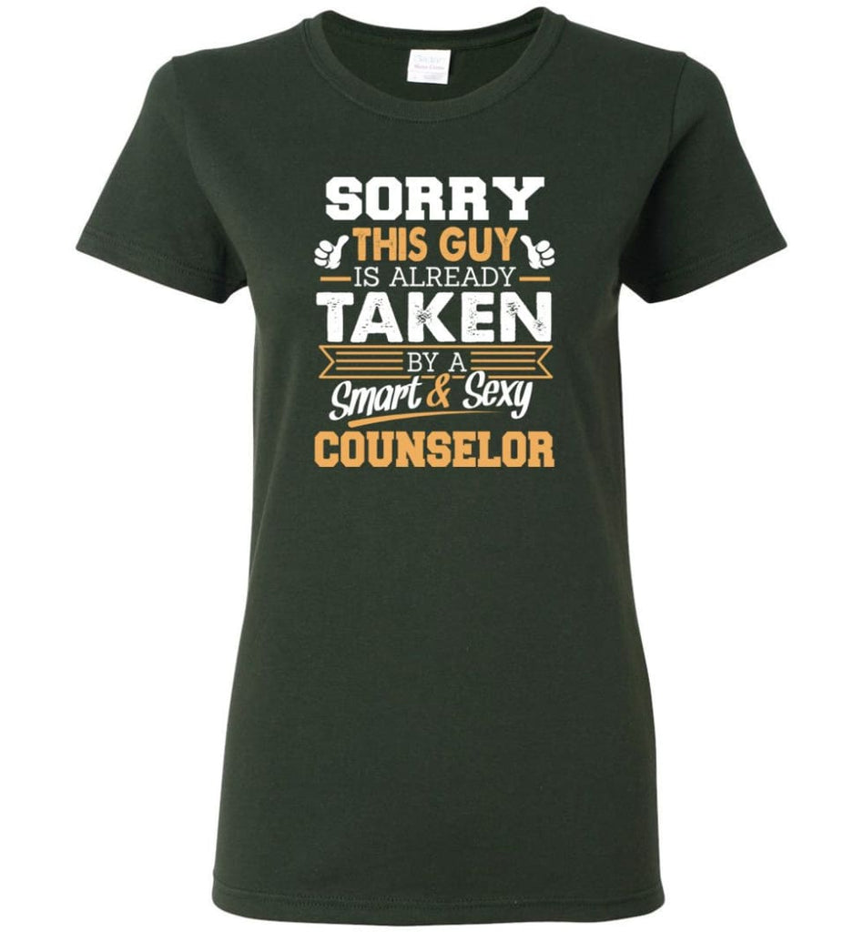 Counselor Shirt Cool Gift for Boyfriend Husband or Lover Women Tee - Forest Green / M - 10