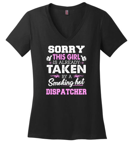 Counselor Shirt Cool Gift for Girlfriend Wife or Lover Ladies V-Neck - Black / M - 10
