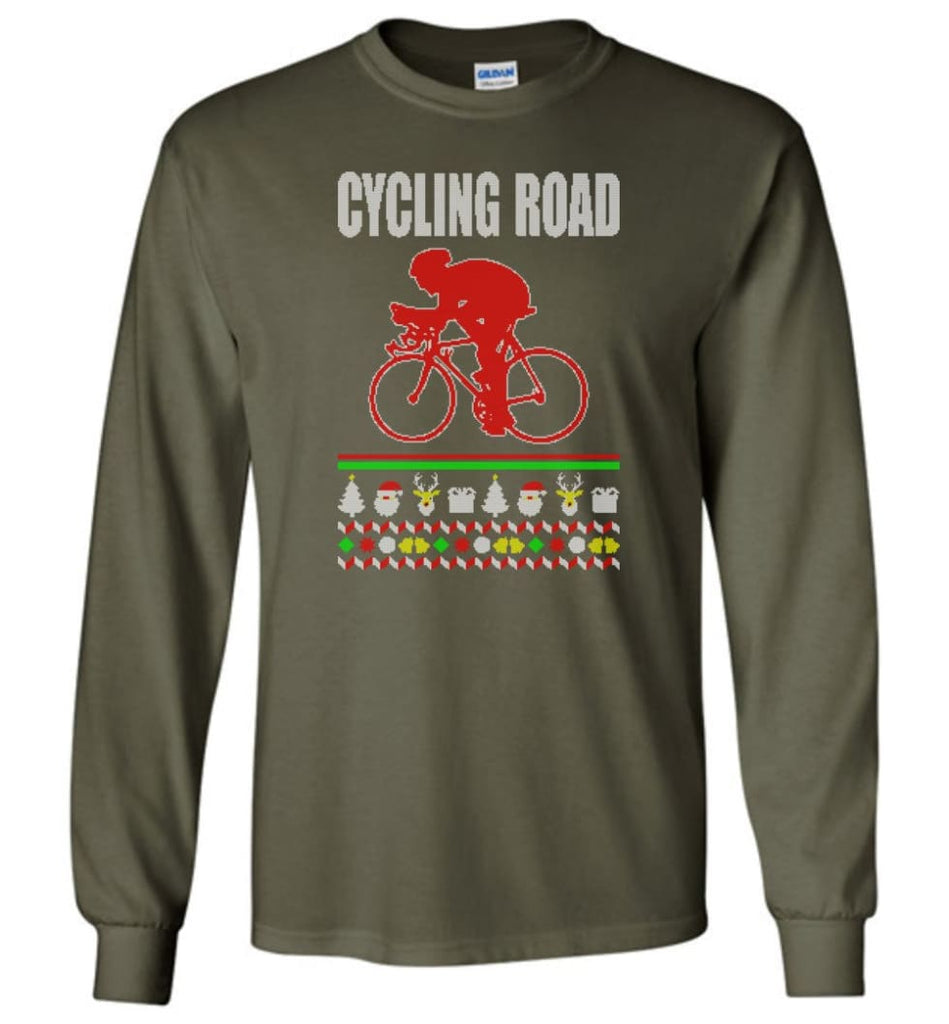 Cycling Road Ugly Long Sleeve - Military Green / M