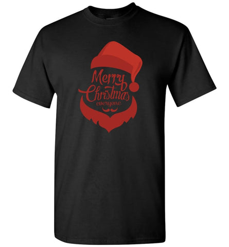 Dabbing Santa Christmas Sweater Merry Christmas Everyone Christmas Pregnancy Shirts - T-Shirt - Black / S