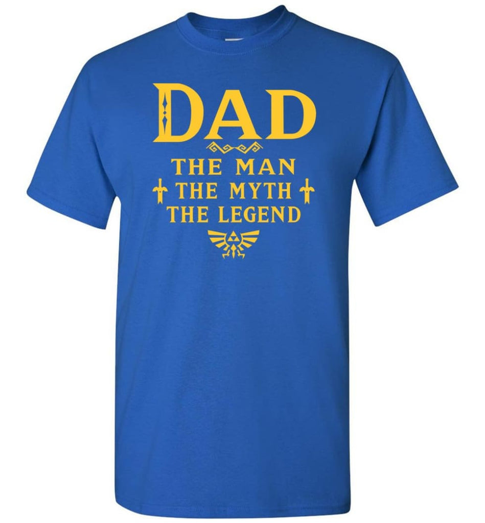 Dad The Man Myth The Legend Christmas Gift For Dad Father - Short Sleeve T-Shirt - Royal / S