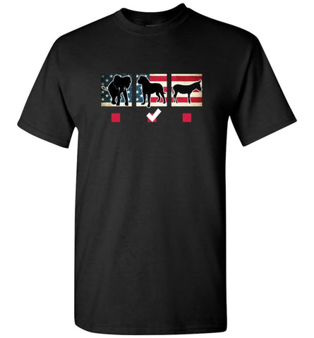 Dog Lovers Shirt I Love Dogs Vote T-Shirt - Black / S