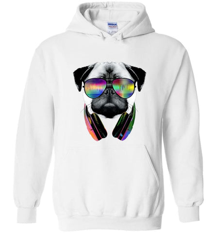 Dog Music Shirt With Dog On It Dog Face T Shirts Funny Dog Band Sweaters - Hoodie - Black / M
