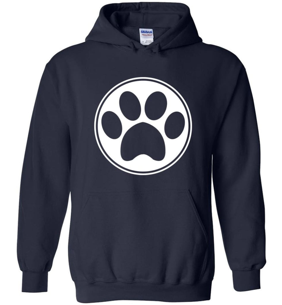 Dog paw print hoodie hotsell