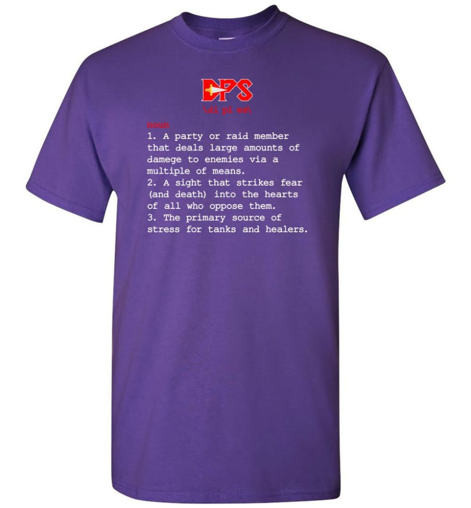 Dps Definition Dps Meaning - Short Sleeve T-Shirt - Purple / S