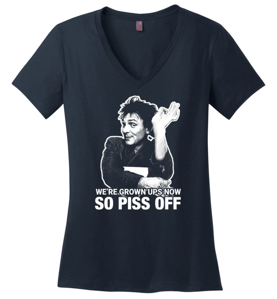 Drop Dead Fred Shirt 1991 snot face shirt drop dead fred Christmas Sweater Sweatshirt and Womans V-Neck - Navy / M