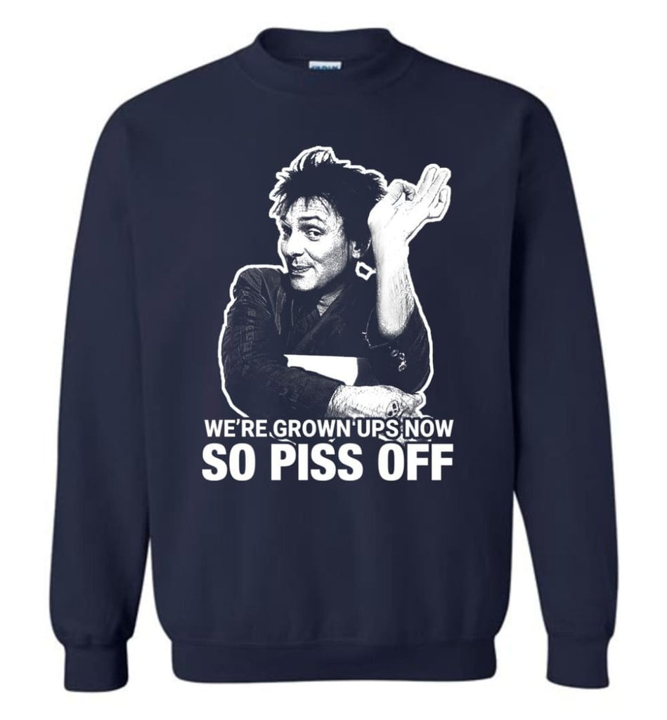 Drop Dead Fred Sweatshirt We’re grown ups now so piss off Drop dead fred Christmas sweater - Navy / M