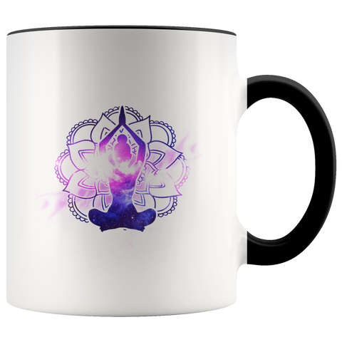 Heavily Meditated Spiritual Buddha Yoga Shirt Love Meditation Premium Accent Mug