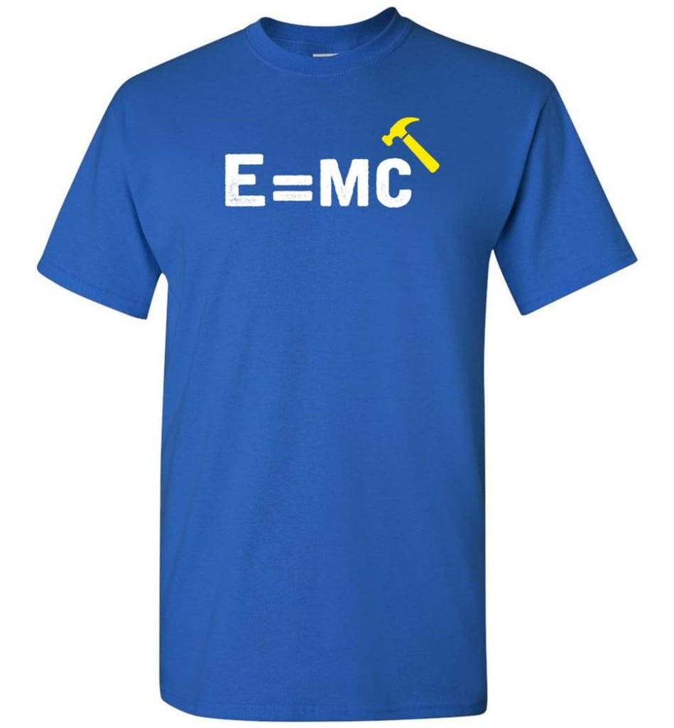 E Mc Hamme Funny Math T-Shirt - Royal / S