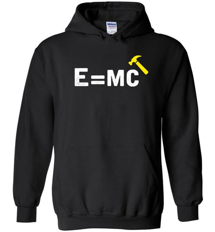 E= Mc Hamme Hoodie - Black / M