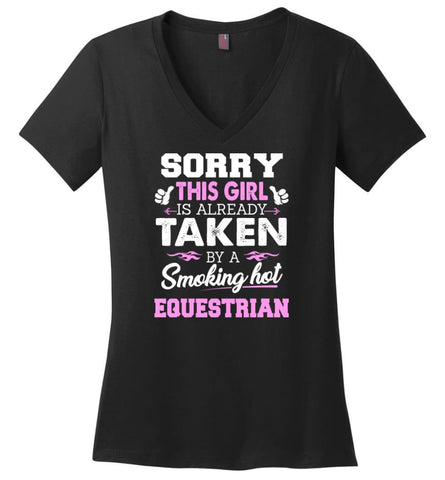 Electronic Engineer Shirt Cool Gift for Girlfriend Wife or Lover Ladies V-Neck - Black / M - 11