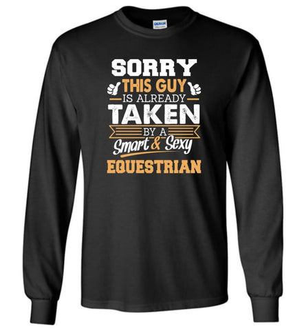 Equestrian Shirt Cool Gift for Boyfriend Husband or Lover - Long Sleeve T-Shirt - Black / M