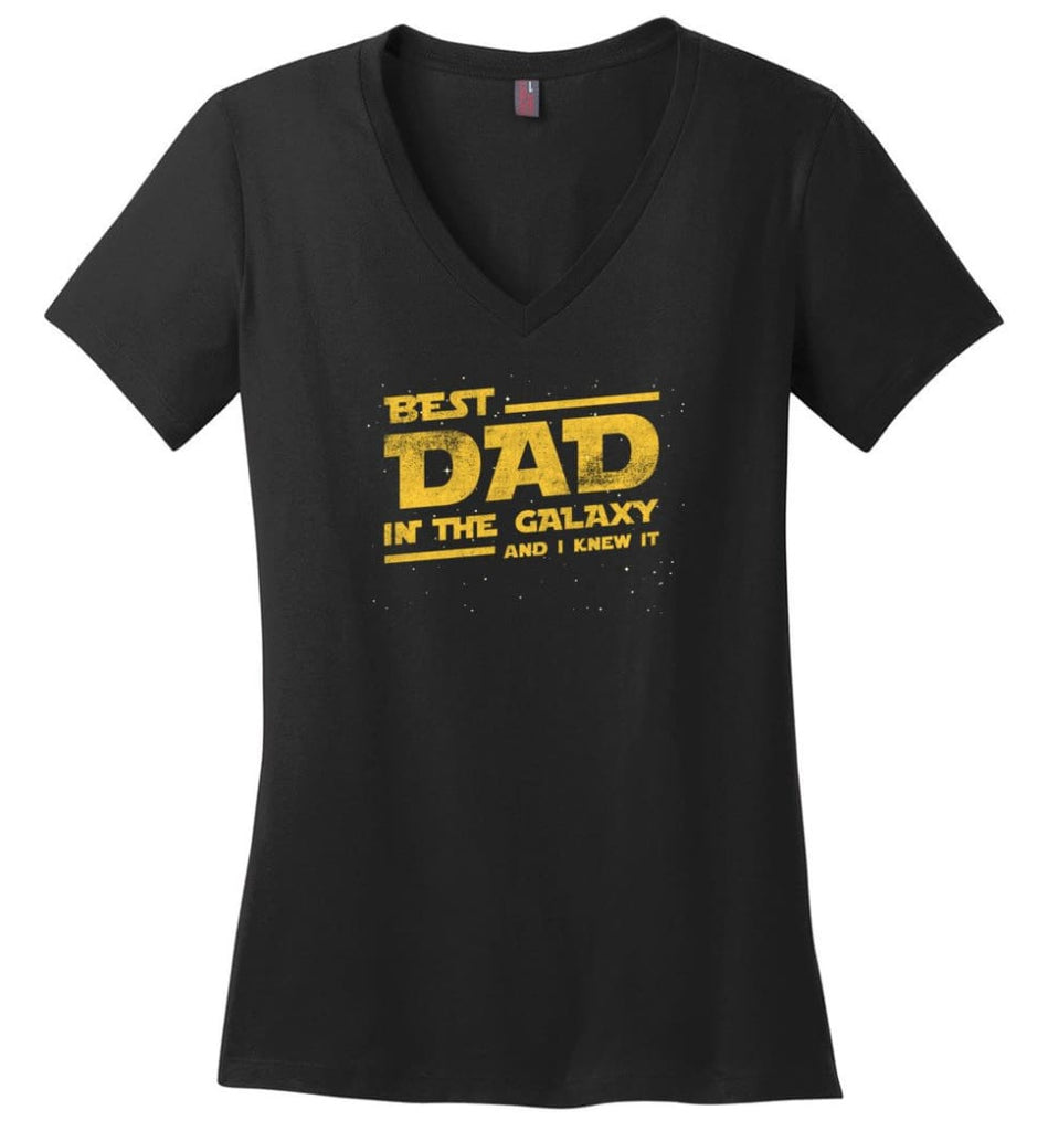 Father’s Day Shirt Father And Son Best Friend For Life Ladies V-Neck - Black / M