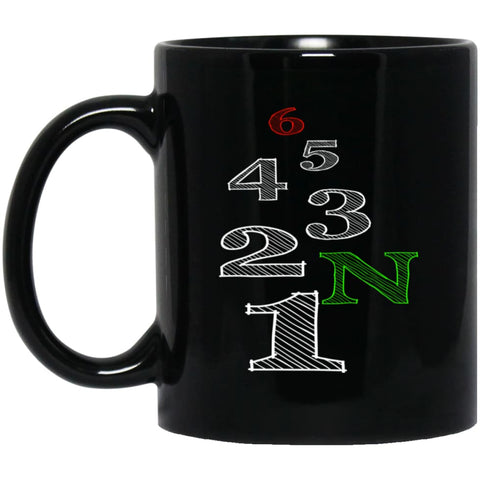 Funny Biker Shirt Motorcycle Gear 65432N1 11 oz Black Mug - Black / One Size - Drinkware