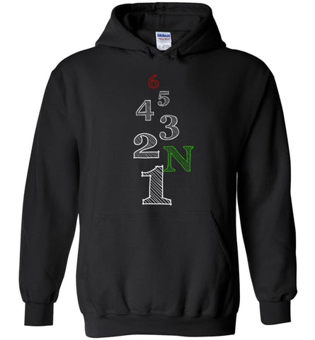 Funny Biker Shirt Motorcycle Gear 65432N1 - Hoodie - Black / M
