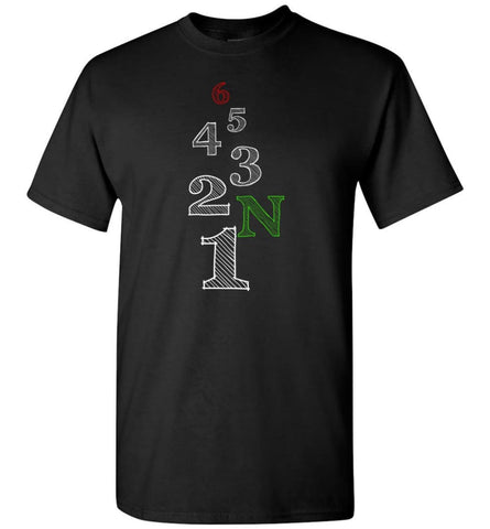 Funny Biker Shirt Motorcycle Gear 65432N1 T-Shirt - Black / S