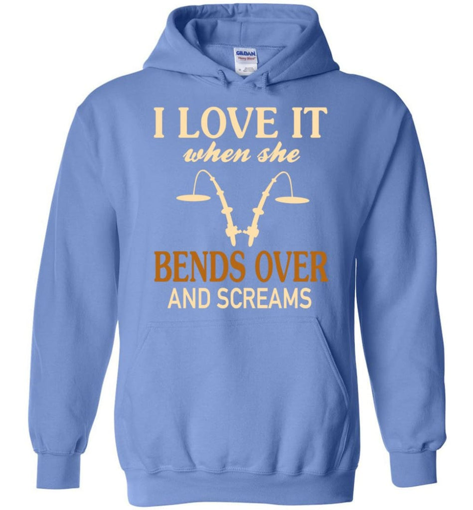 Funny Fishing Shirts for Men, I Love It When She Bends Over Shirt