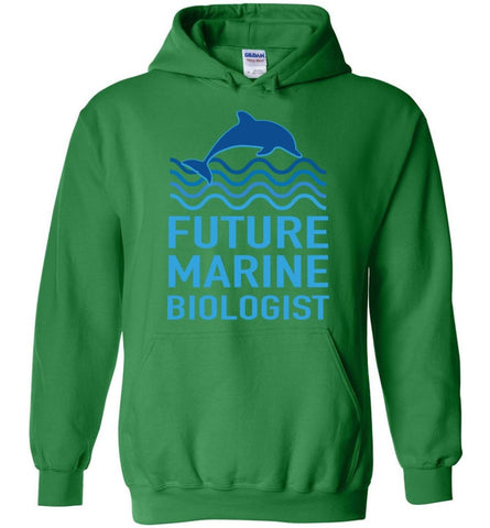 Future Marine Biologist - Hoodie - Irish Green / M