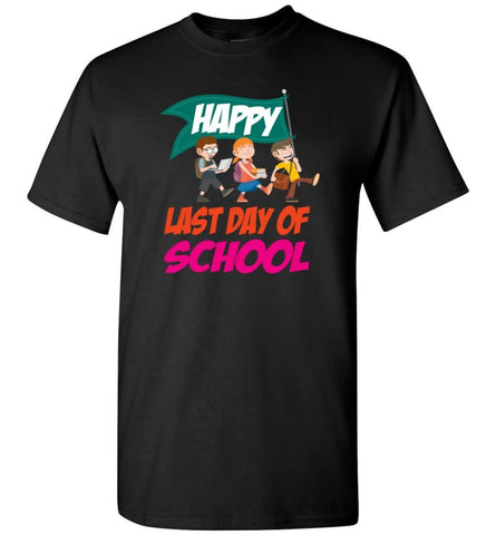 Graduation Gift Shirt Student Kindergarten Last Day Of School T-Shirt - Black / S