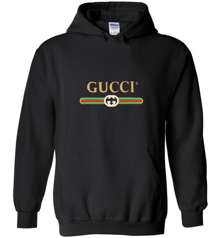 Gucci Vintage logo T shirt That Was Shown On The Cruise 2017 - Hoodie - Black / M