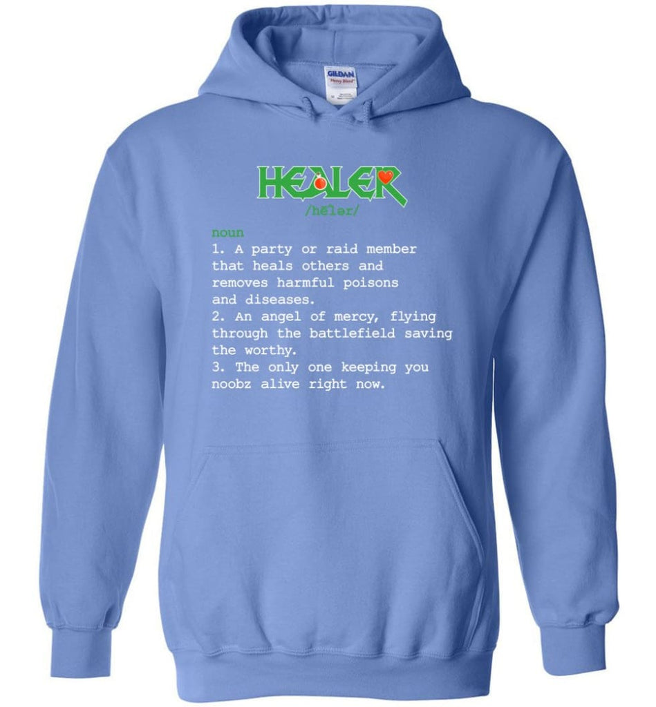 Healer Definition Healer Meaning Hoodie - Carolina Blue / M