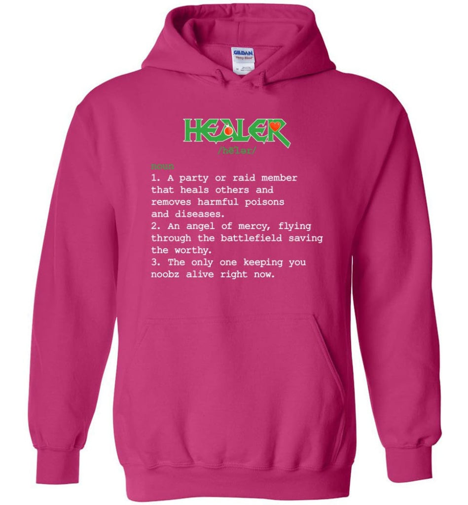 Healer Definition Healer Meaning Hoodie - Heliconia / M
