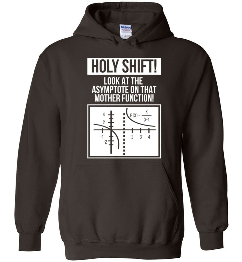 Holy Shift Look At Asymptote On That Mother Function Funny Math Teacher Student Hoodie - Dark Chocolate / M