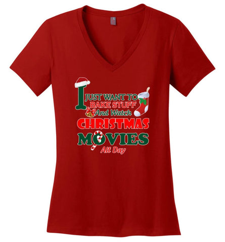 I Can’t Keep Calm I’m Irrational Ladies V-Neck - Red / M