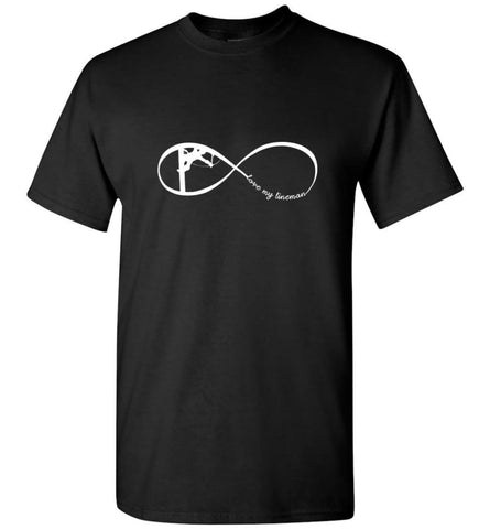I Love My Lineman Shirts Lineman Gifts Men - T-Shirt - Black / M