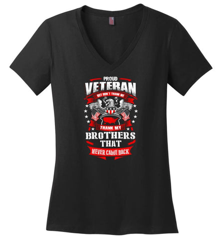 I Once Took A Solemn Oath To Defend The Constitution Against All Enemies Veterans Ladies V-Neck - Black / M