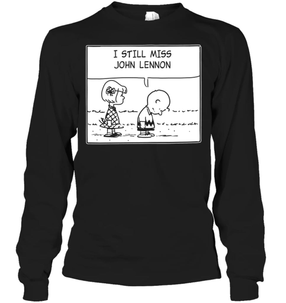 I Still Miss Him Long Sleeve - Gildan 6.1oz Long Sleeve / Black / S - Apparel