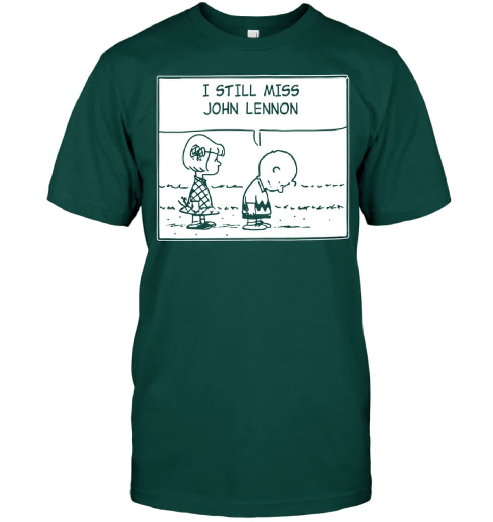 I Still Miss Him T-Shirt - Hanes Tagless Tee / Deep Forest / S - Apparel