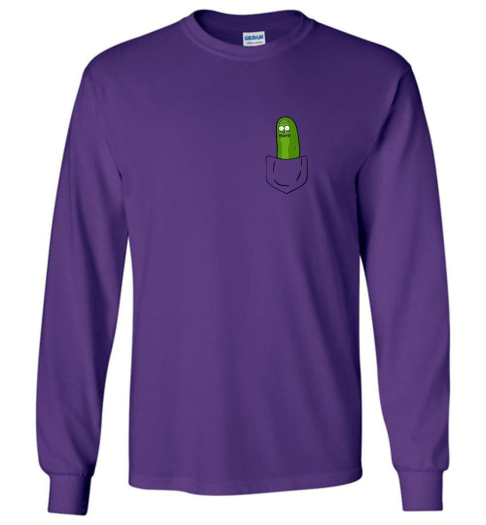 pickle rick t shirt pocket
