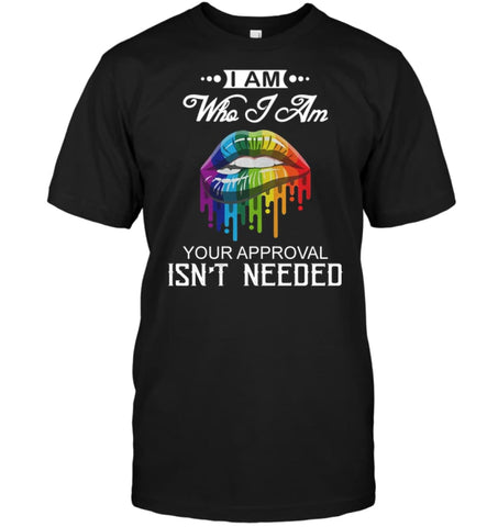 I’m Who I Am Your Approval Isn’t Needed T-Shirt - Hanes Tagless Tee / Black / S - Apparel
