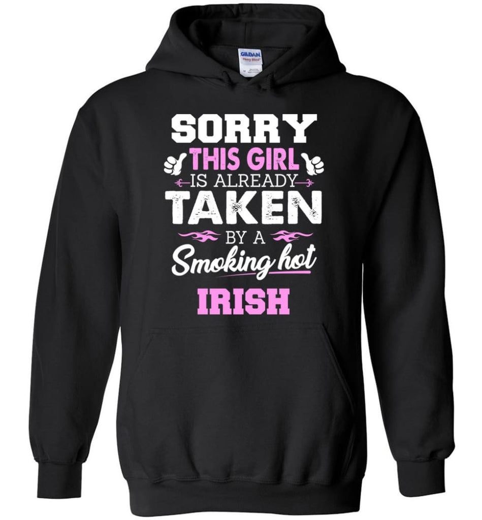 Irish Shirt Cool Gift For Girlfriend Wife Hoodie - Black / M