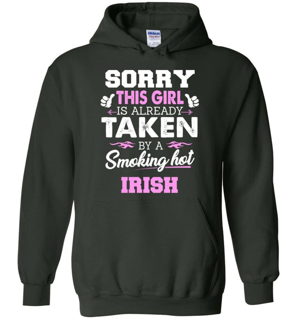 Irish Shirt Cool Gift For Girlfriend Wife Hoodie - Forest Green / M