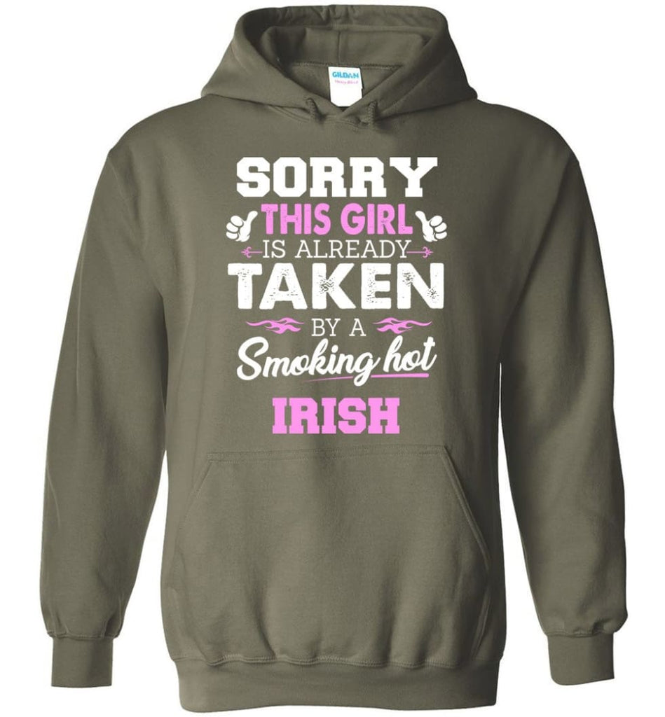 Irish Shirt Cool Gift For Girlfriend Wife Hoodie - Military Green / M