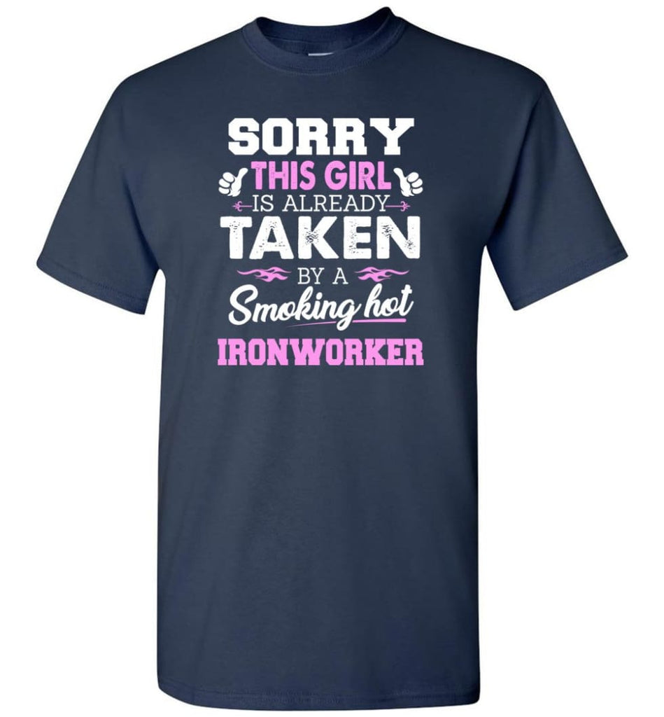 Ironworker Shirt Cool Gift for Girlfriend Wife or Lover - Short Sleeve T-Shirt - Navy / S