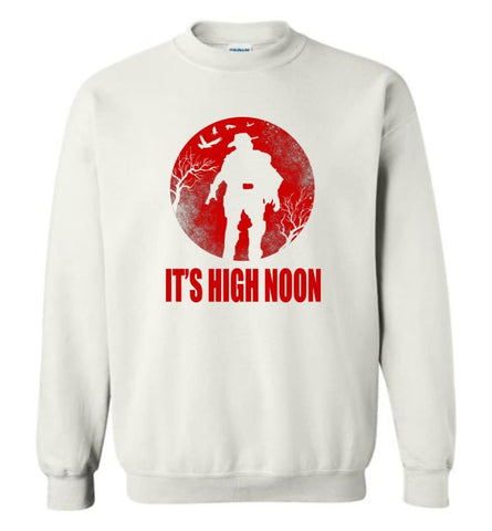 It’S High Noon Somewhere In The World T Shirt Mccree Shirt Overwatch Shirt Sweatshirt - White / M