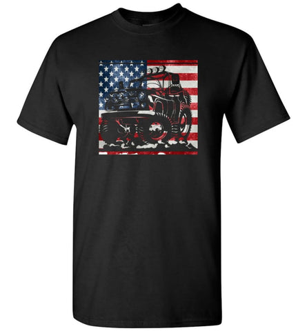 Jeep American Flag Shirt Vintage Jeep Hooded Sweatshirt jeep Christmas Sweatshirt - Black / S
